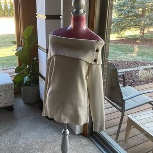 Off shoulder sweater